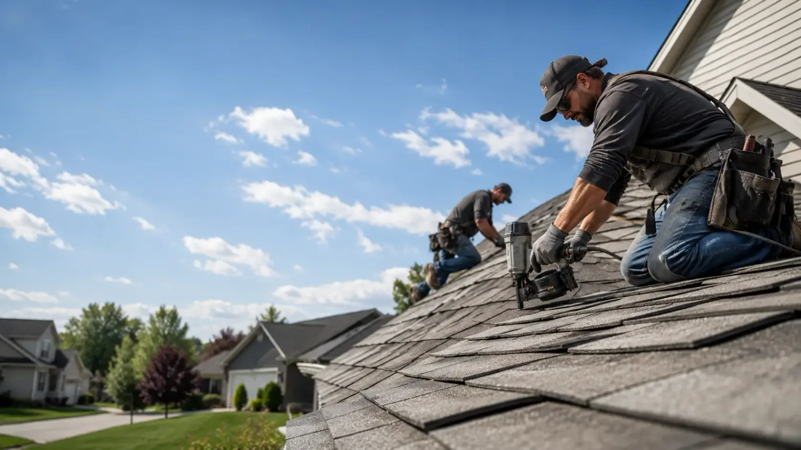 Storm Damage Roof Repair in Versailles, KY near me